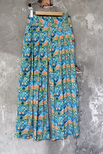 Spodnie Roma Green & Blue Organic Cotton - M/L