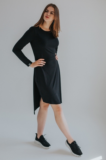 Sukienka Portofino Black - wiskoza EcoVero™