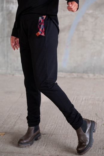 Spodnie Falco Black Bali - bawełna organiczna