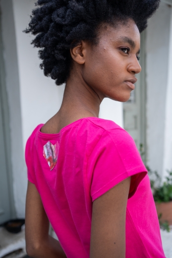 T-shirt Devi Fit Pink Pinko - Fairtrade Cotton