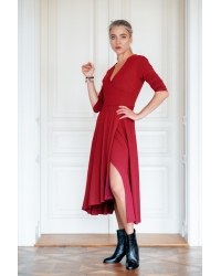 Sukienka Mia Wine - wiskoza EcoVero™
