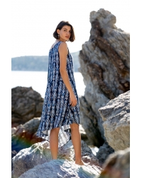 Sukienka Summertime Navy Breeze - wiskoza EcoVero™