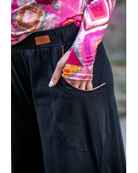 Spodnie Buru Black Pinko - bawełna organiczna