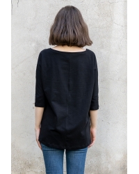 Bluzka Albero Patchwork Black - bawełna organiczna