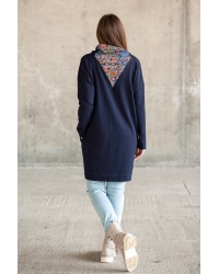 Tunika Wrap Navy Yala Mini