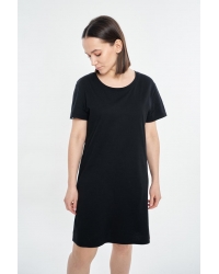 Sukienka T-shirtowa Veli Black - Fairtrade Cotton