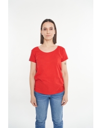 T-shirt Nimba Be My Valentine Red z bawełny Fairtrade