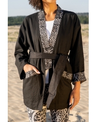 Kimono Omura Black Mopti - len