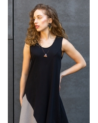 Sukienka Triangle Black - bawełna organiczna