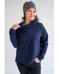 Bluza Wrap Navy Yala Mini