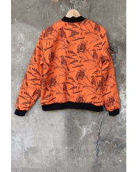 Kurtka Bomberka Oversize Robin Orange from Cotton - S/M