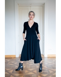 Sukienka Mia Black - wiskoza EcoVero™