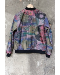 Kurtka Bomberka Oversize Floral Softshell - S/M