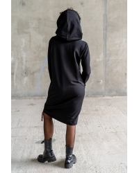 Tunika Hoodie 2.0 Black Tierra - bawełna organiczna