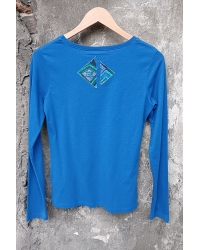 Bluzka Cobra Cobalt Blue Mundo Fairtrade Cotton - XS/S