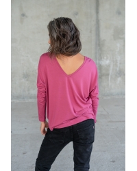 Bluzka Saja Longsleeve Indian Rose - wiskoza EcoVero™