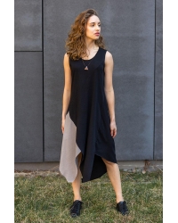 Sukienka Triangle Black - bawełna organiczna ostatnia sztuka!