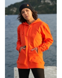 Bluza Goa Zip Orange Harmony - Fairtrade Cotton