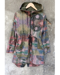 Kurtka Parka Floral - Onesize