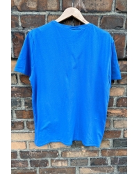 T-shirt męski Blue round-neck Organic - XL