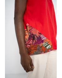 T-shirt Nimba Red Fuego - Fairtrade Cotton