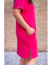 Sukienka Saja Reversible Magenta - wiskoza EcoVero™