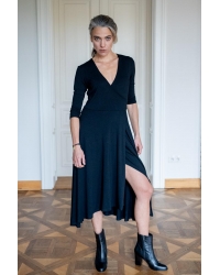 Sukienka Mia Black - wiskoza EcoVero™