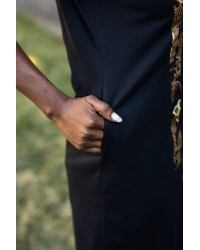 Sukienka Madaba Black - bawełna organiczna